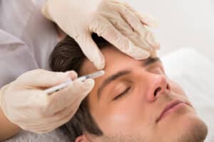 Man Having Botox Treatment