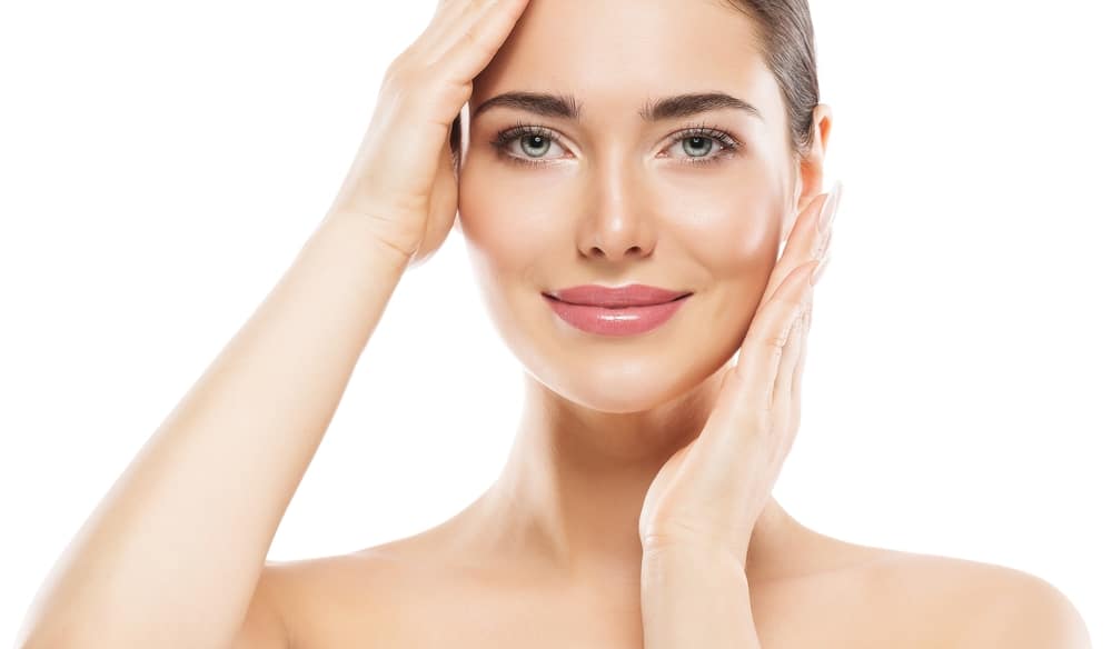 Woman with clear, flawless complexion from Croton Oil Peel in La Jolla, CA