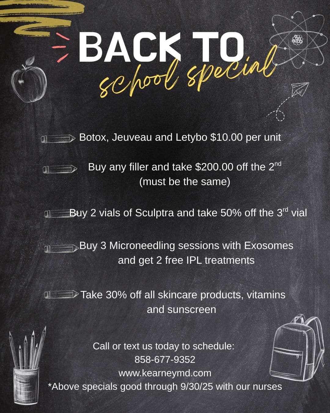 Fall Specials